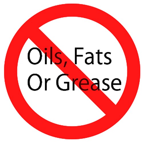 No Oil Horse Sign